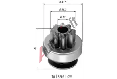 MAGNETI MARELLI Pastorek - startr MAG 940113020362, 940113020362