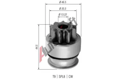 MAGNETI MARELLI Pastorek startru MAG 940113020369, 940113020369