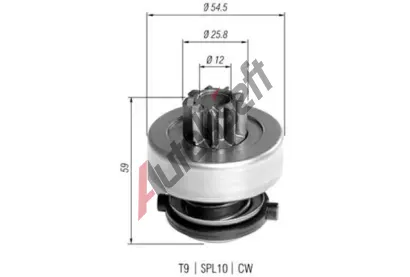 MAGNETI MARELLI Pastorek - startr MAG 940113020372, 940113020372