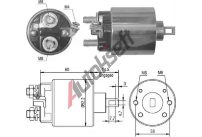 MAGNETI MARELLI Elektromagnetick spna - startr MAG 940113050022, 940113050022