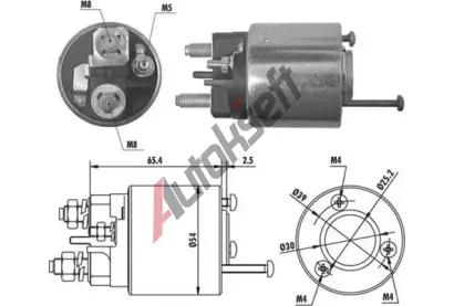 MAGNETI MARELLI Elektromagnetick spna - startr MAG 940113050066, 940113050066