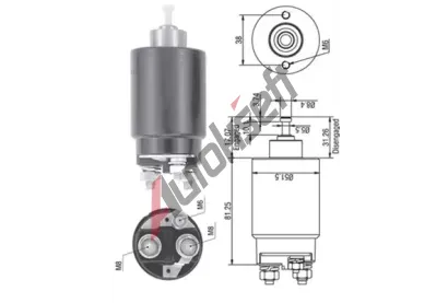 MAGNETI MARELLI Elektromagnetick spna - startr MAG 940113050264, 940113050264