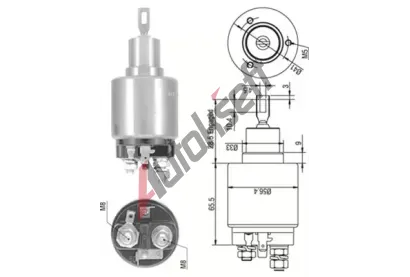 MAGNETI MARELLI Elektromagnetick spna - startr MAG 940113050270, 940113050270