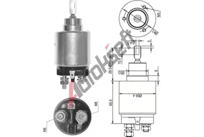 MAGNETI MARELLI Elektromagnetick spna - startr MAG 940113050327, 940113050327