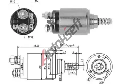 MAGNETI MARELLI Elektromagnetick spna startru MAG 940113050402, 940113050402