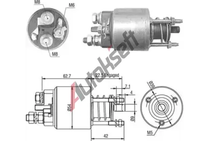 MAGNETI MARELLI Elektromagnetick spna startru MAG 940113050470, 940113050470
