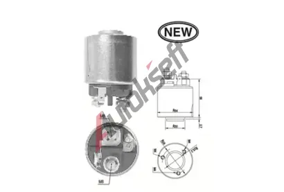 MAGNETI MARELLI Elektromagnetick spna - startr MAG 940113050540, 940113050540
