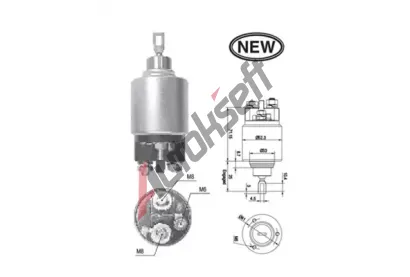 MAGNETI MARELLI Elektromagnetick spna startru MAG 940113050543, 940113050543