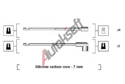 MAGNETI MARELLI Sada kabel pro zapalovn MAG 941044110501, 941044110501