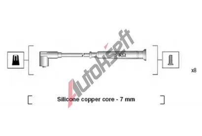 MAGNETI MARELLI Sada kabel pro zapalovn MAG 941045270514, 941045270514