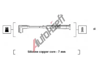 MAGNETI MARELLI Sada kabel pro zapalovn MAG 941045340520, 941045340520