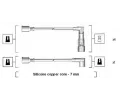 Sada kabel pro zapalovn MAGNETI MARELLI ‐ MAG 941045360521