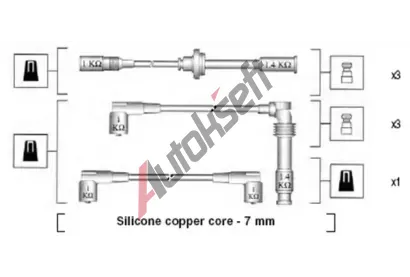 MAGNETI MARELLI Sada kabel pro zapalovn MAG 941045390524, 941045390524