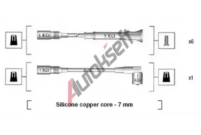 MAGNETI MARELLI Sada kabel pro zapalovn MAG 941075180556, 941075180556