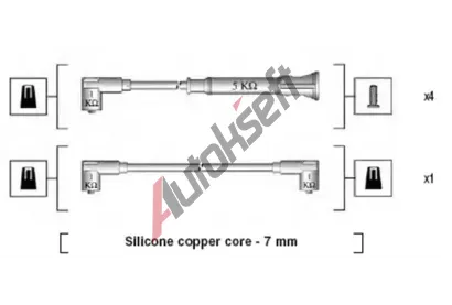 MAGNETI MARELLI Sada kabel pro zapalovn MAG 941075270562, 941075270562