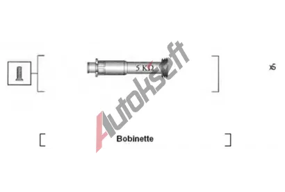 MAGNETI MARELLI Sada kabel pro zapalovn MAG 941095820620, 941095820620