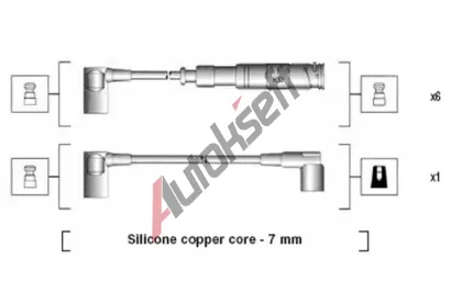 MAGNETI MARELLI Sada kabel pro zapalovn MAG 941115110655, 941115110655
