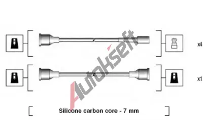 MAGNETI MARELLI Sada kabel pro zapalovn MAG 941125460694, 941125460694