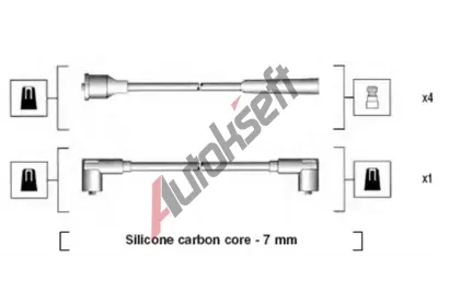 MAGNETI MARELLI Sada kabel pro zapalovn MAG 941155110747, 941155110747