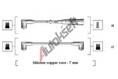 MAGNETI MARELLI Sada kabel pro zapalovn MAG 941175020749, 941175020749