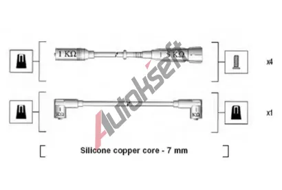 MAGNETI MARELLI Sada kabel pro zapalovn MAG 941175080751, 941175080751