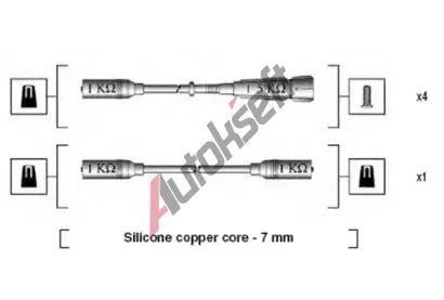 MAGNETI MARELLI Sada kabel pro zapalovn MAG 941175140755, 941175140755