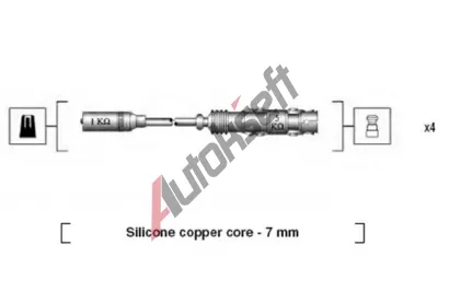 MAGNETI MARELLI Sada kabel pro zapalovn MAG 941175190760, 941175190760
