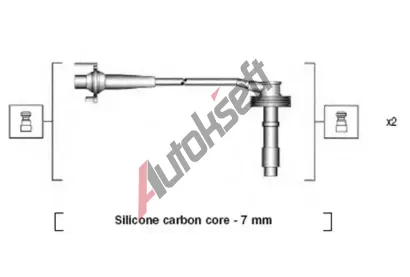 MAGNETI MARELLI Sada kabel pro zapalovn MAG 941215240807, 941215240807