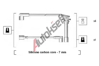 MAGNETI MARELLI Sada kabel pro zapalovn MAG 941275010862, 941275010862