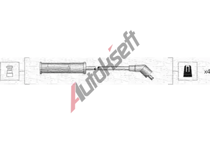 MAGNETI MARELLI Sada kabel pro zapalovn MAG 941318111002, 941318111002