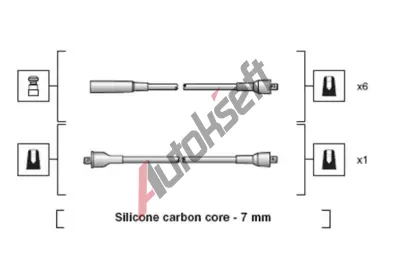 MAGNETI MARELLI Sada kabel pro zapalovn MAG 941318111031, 941318111031