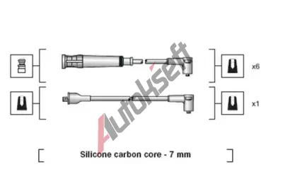 MAGNETI MARELLI Sada kabel pro zapalovn MAG 941318111044, 941318111044