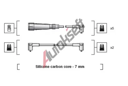 MAGNETI MARELLI Sada kabel pro zapalovn MAG 941318111047, 941318111047