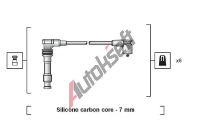 MAGNETI MARELLI Sada kabel pro zapalovn MAG 941318111050, 941318111050