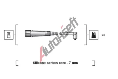 MAGNETI MARELLI Sada kabel pro zapalovn MAG 941318111123, 941318111123