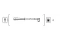 MAGNETI MARELLI Sada kabel pro zapalovn MAG 941318111130, 941318111130
