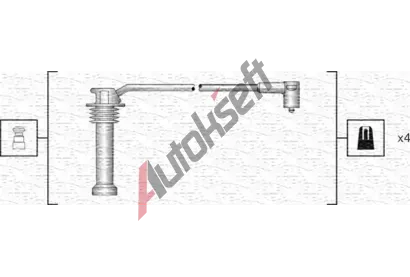 MAGNETI MARELLI Sada kabel pro zapalovn MAG 941318111142, 941318111142