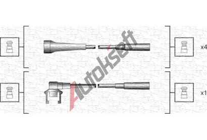 MAGNETI MARELLI Sada kabel pro zapalovn MAG 941318111145, 941318111145