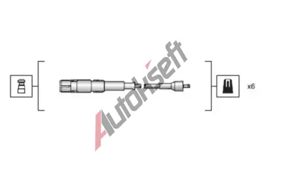 MAGNETI MARELLI Sada kabel pro zapalovn MAG 941318111149, 941318111149