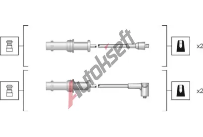 MAGNETI MARELLI Sada kabel pro zapalovn MAG 941318111152, 941318111152