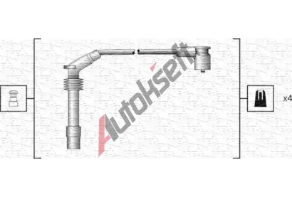 MAGNETI MARELLI Sada kabel pro zapalovn MAG 941318111159, 941318111159