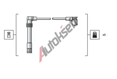 MAGNETI MARELLI Sada kabel pro zapalovn MAG 941318111162, 941318111162