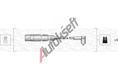 MAGNETI MARELLI Sada kabel pro zapalovn MAG 941318111164, 941318111164