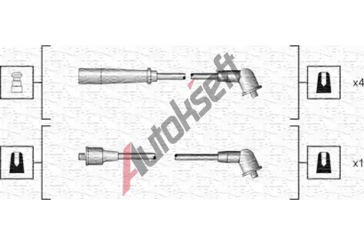 MAGNETI MARELLI Sada kabel pro zapalovn MAG 941318111185, 941318111185