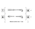 MAGNETI MARELLI Sada kabel pro zapalovn MAG 941318111185, 941318111185