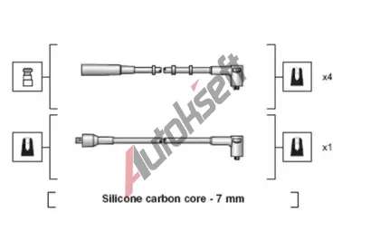 MAGNETI MARELLI Sada kabel pro zapalovn MAG 941318111212, 941318111212