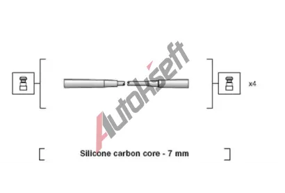 MAGNETI MARELLI Sada kabel pro zapalovn MAG 941318111216, 941318111216