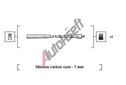 MAGNETI MARELLI Sada kabel pro zapalovn MAG 941318111226, 941318111226