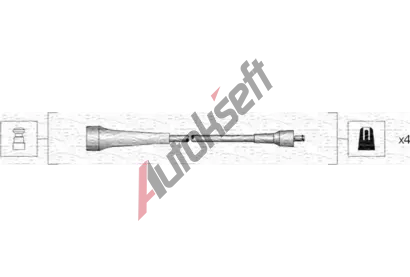 MAGNETI MARELLI Sada kabel pro zapalovn MAG 941318111263, 941318111263