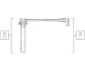 Sada kabel pro zapalovn MAGNETI MARELLI ‐ MAG 941318111276